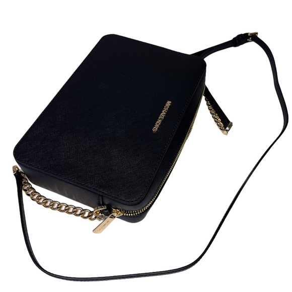 Michael Kors EW Crossbody bag Black Jet Set Large - Picture 11 of 11